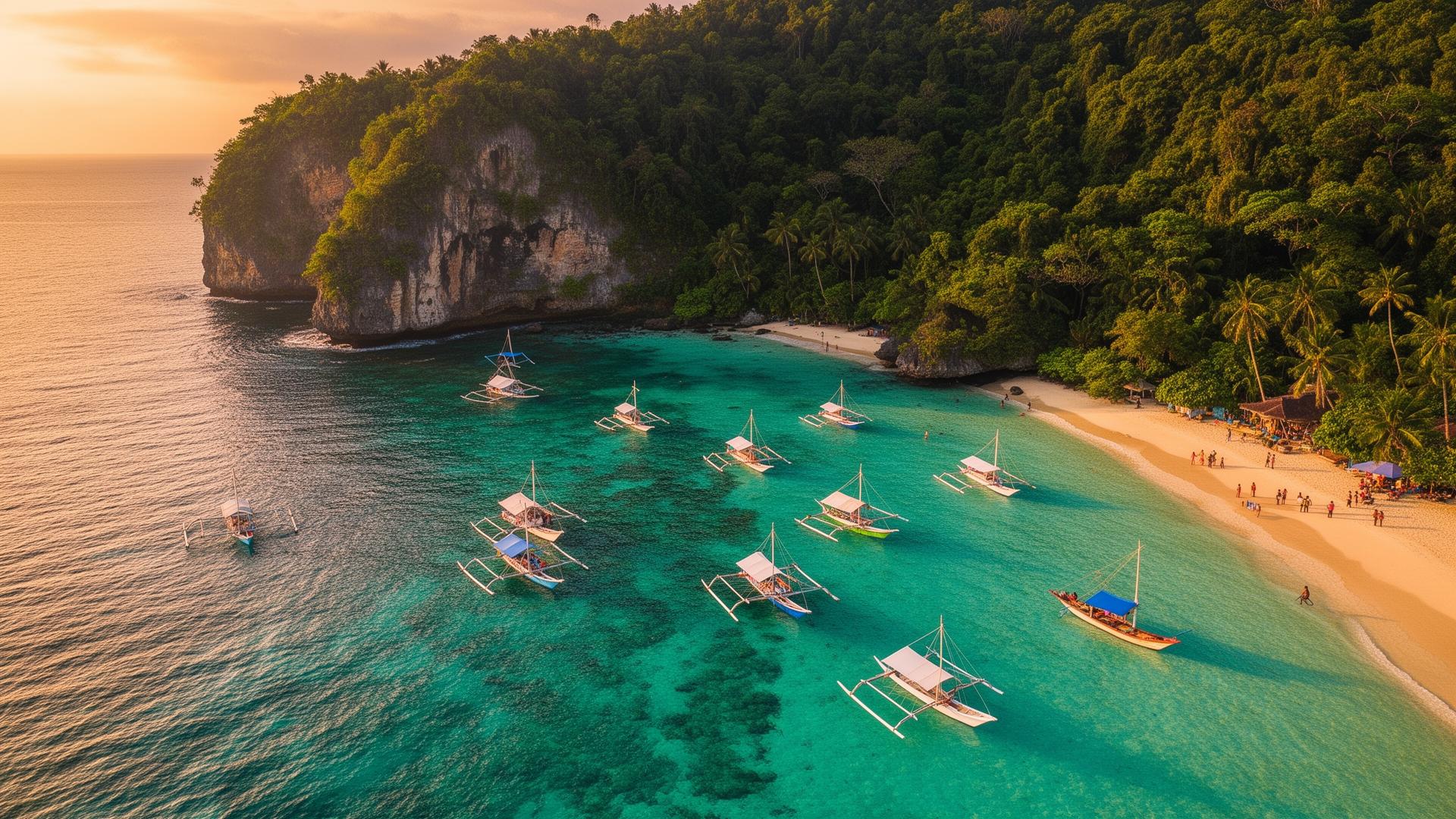 Tropical Bali beach
